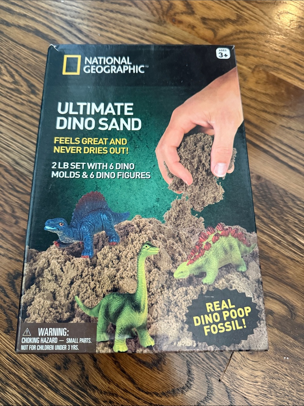 National Geographic Ultimate Dino Sand Playset – Green and Brown